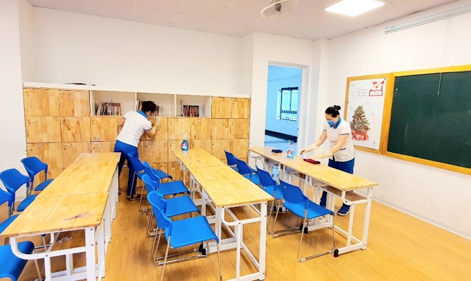 VỆ SINH TRƯỜNG HỌC